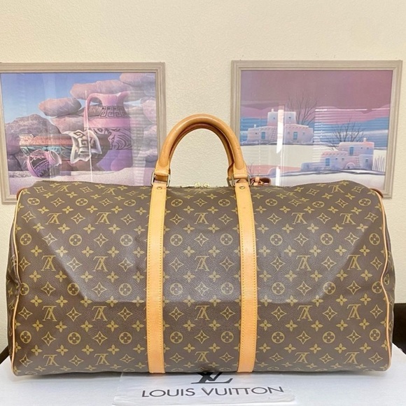 LOUIS VUITTON Keepall 60 Travel Bag 🧳 852SA - Picture 4 of 13